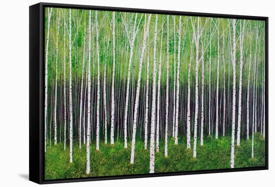 Deep Forest-Herb Dickinson-Framed Stretched Canvas