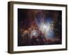 Deep infrared view of the Orion Nebula from HAWK-I-ESO-Framed Art Print