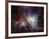 Deep infrared view of the Orion Nebula from HAWK-I-ESO-Framed Art Print