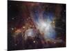 Deep infrared view of the Orion Nebula from HAWK-I-ESO-Mounted Art Print