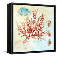 Deep Sea Coral I-Lanie Loreth-Framed Stretched Canvas