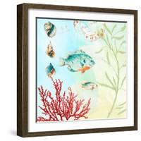 Deep Sea Coral II-Lanie Loreth-Framed Art Print