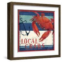 Deep Sea Crab-Paul Brent-Framed Art Print