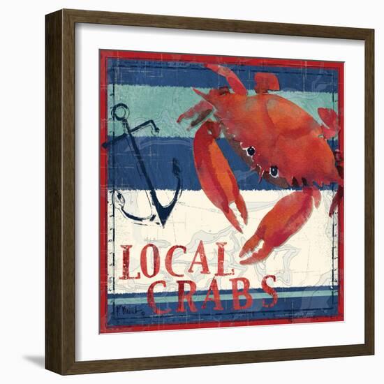 Deep Sea Crab-Paul Brent-Framed Art Print