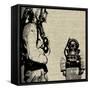 Deep Sea Diver Background-Petrafler-Framed Stretched Canvas