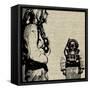 Deep Sea Diver Background-Petrafler-Framed Stretched Canvas