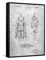 Deep Sea Diving Suit Patent-Cole Borders-Framed Stretched Canvas