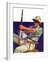 "Deep Sea Fisherman,"February 2, 1935-Edgar Franklin Wittmack-Framed Giclee Print