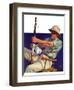 "Deep Sea Fisherman,"February 2, 1935-Edgar Franklin Wittmack-Framed Giclee Print