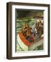 "Deep Sea Fishing in Rain," August 31, 1946-Constantin Alajalov-Framed Giclee Print