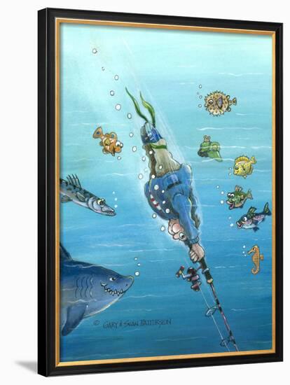 Deep Sea Fishing-Gary Patterson-Framed Giclee Print