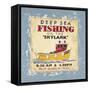 Deep Sea Fishing-Martin Wiscombe-Framed Stretched Canvas