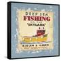 Deep Sea Fishing-Martin Wiscombe-Framed Stretched Canvas