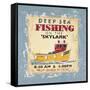 Deep Sea Fishing-Martin Wiscombe-Framed Stretched Canvas