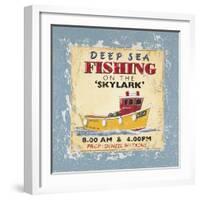 Deep Sea Fishing-Martin Wiscombe-Framed Art Print