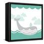 Deep Sea I-Patty Young-Framed Stretched Canvas