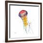 Deep Sea Jellies I-Paul Brent-Framed Art Print