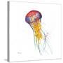 Deep Sea Jellies I-Paul Brent-Stretched Canvas