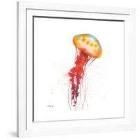 Deep Sea Jellies II-Paul Brent-Framed Art Print