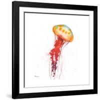 Deep Sea Jellies II-Paul Brent-Framed Art Print