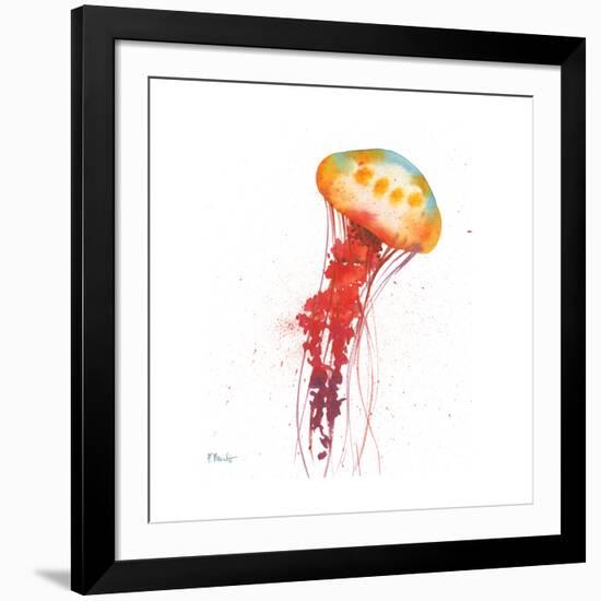 Deep Sea Jellies II-Paul Brent-Framed Art Print