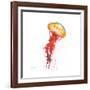 Deep Sea Jellies II-Paul Brent-Framed Art Print