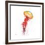 Deep Sea Jellies II-Paul Brent-Framed Art Print