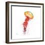 Deep Sea Jellies II-Paul Brent-Framed Art Print