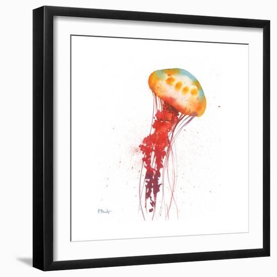 Deep Sea Jellies II-Paul Brent-Framed Art Print