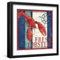 Deep Sea Lobster-Paul Brent-Framed Art Print