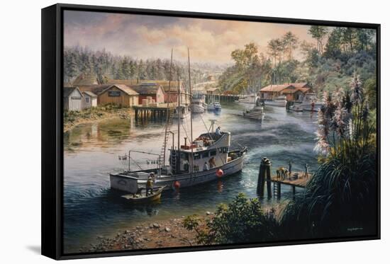 Deep Sea Readiness-Nicky Boehme-Framed Stretched Canvas