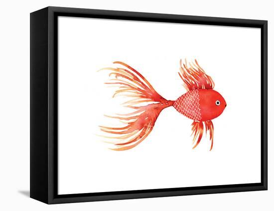 Deep Sea Red Fish-Sara Berrenson-Framed Stretched Canvas