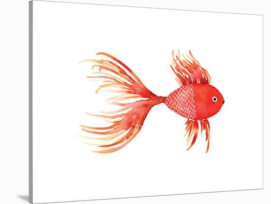 Deep Sea Red Fish-Sara Berrenson-Stretched Canvas