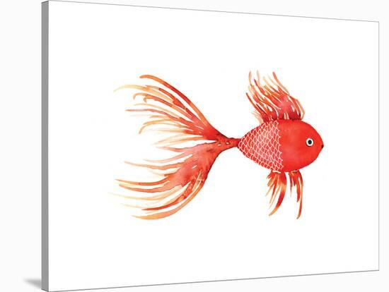 Deep Sea Red Fish-Sara Berrenson-Stretched Canvas