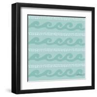 Deep Sea Step 02C-Anne Tavoletti-Framed Art Print