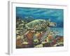 Deep Sea Swimming II-Carolee Vitaletti-Framed Art Print