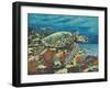 Deep Sea Swimming II-Carolee Vitaletti-Framed Art Print