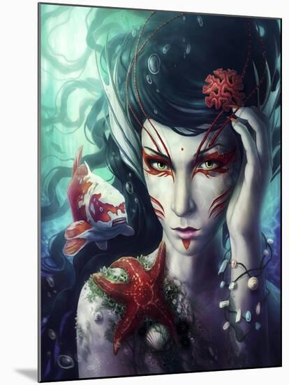 Deep Sea-JoJoesArt-Mounted Giclee Print