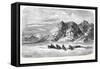 Deep Snow Traveliing, Pub. London 1874-null-Framed Stretched Canvas