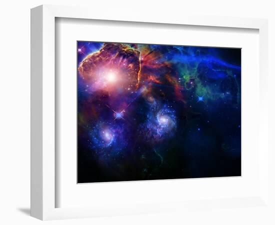 Deep Space-rolffimages-Framed Art Print