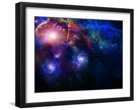 Deep Space-rolffimages-Framed Art Print