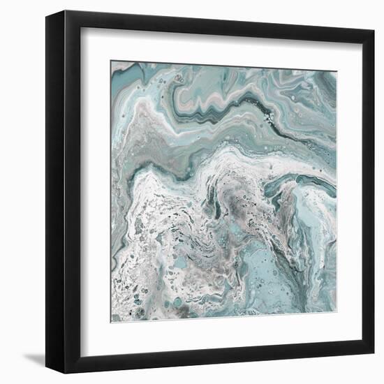 Deep Teal Sea-Julie DeRice-Framed Art Print