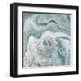 Deep Teal Sea-Julie DeRice-Framed Art Print