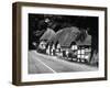 Deep Thatched Cottages at  Wherwell, Hampshire, England-J. Chettlburgh-Framed Photographic Print