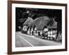 Deep Thatched Cottages at  Wherwell, Hampshire, England-J. Chettlburgh-Framed Photographic Print