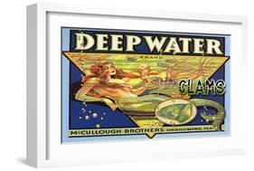 Deep Water Clams-null-Framed Giclee Print