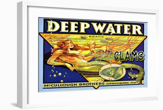 Deep Water Clams-null-Framed Giclee Print