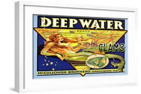 Deep Water Clams-null-Framed Giclee Print