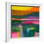 Deep Within the South Downs, 2021 (acrylic on canvas)-Faye Bridgwater-Framed Giclee Print