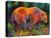 Deep Woods Grizz-Marion Rose-Stretched Canvas